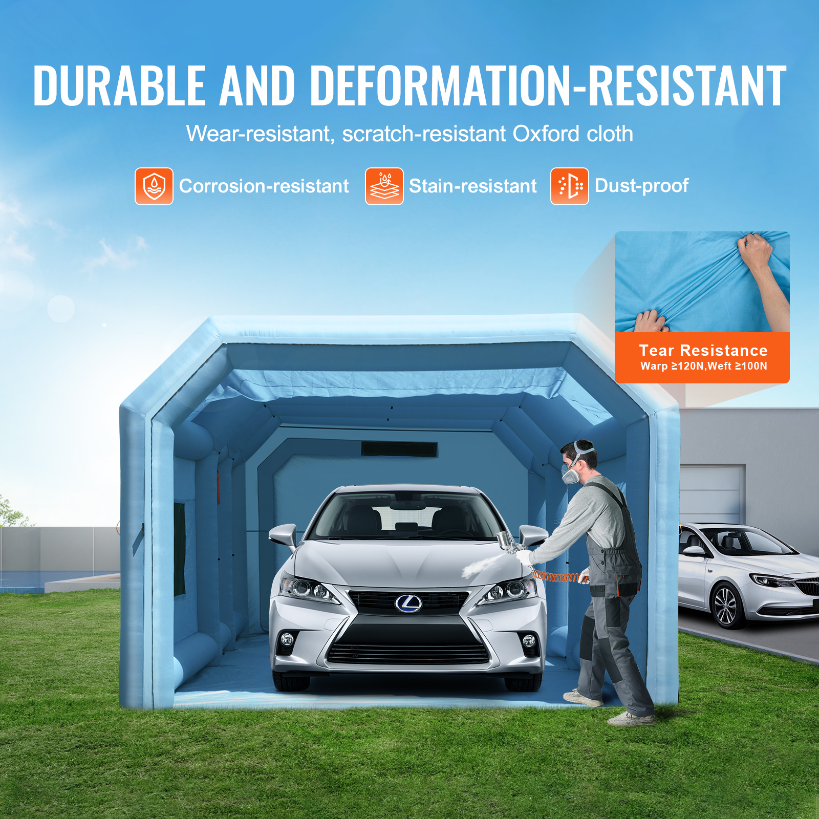 SucceBuy Inflatable Paint Boot - Inflatable Paint Booth 评论和价格