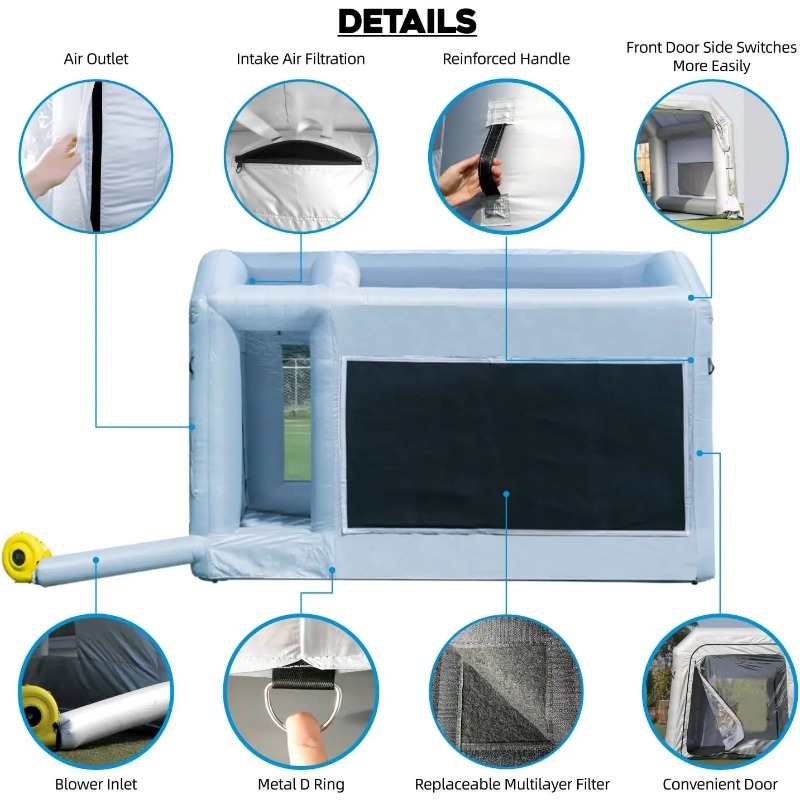 【Hot Sale】Durable Vehicle Infl - Inflatable Paint Booth 评论和价格
